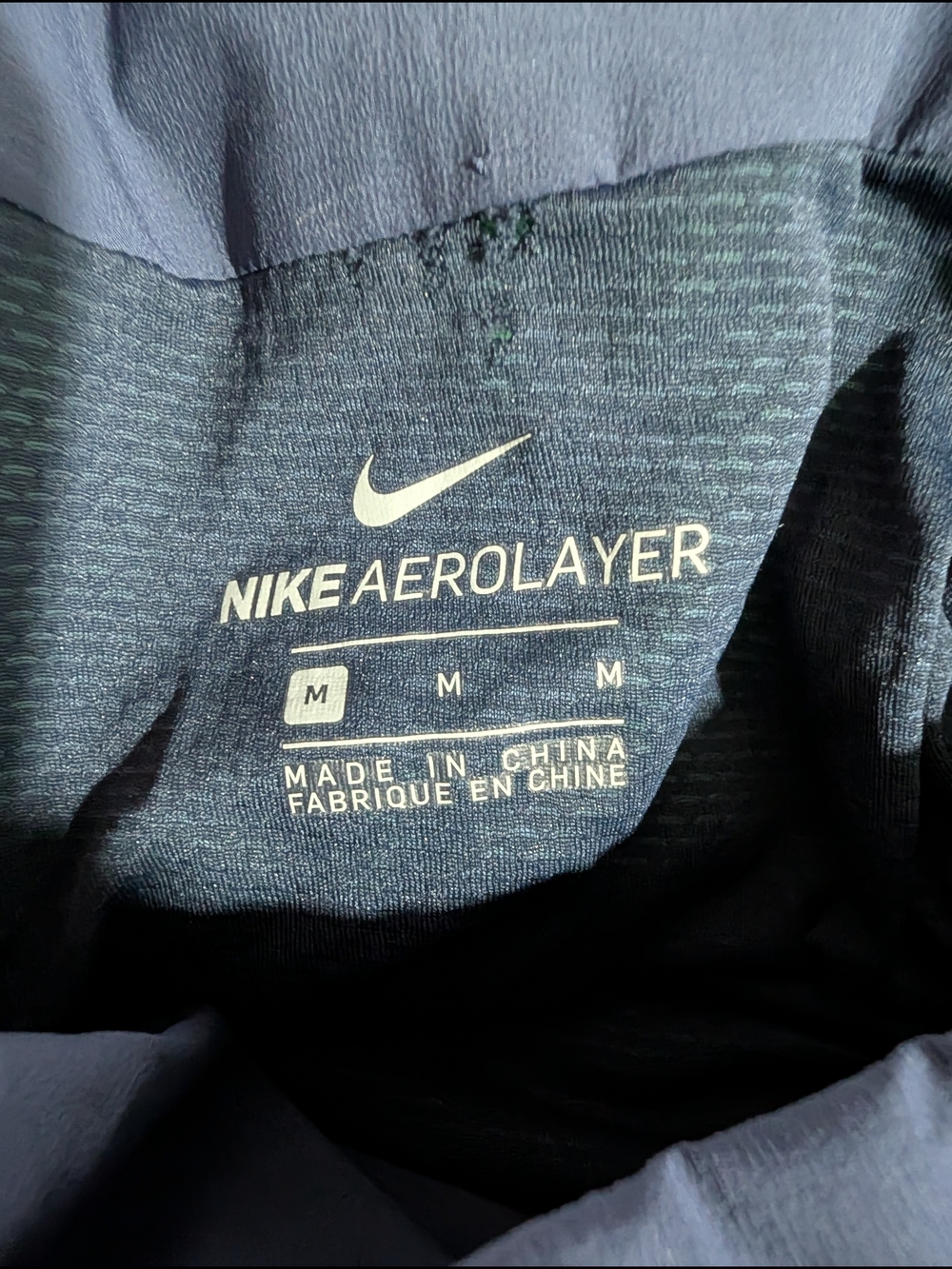 Nike Men's Aerolayer Vest in Navy Blue - Picture 7 of 7